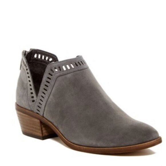Vince Camuto Leather Suede Persiella Booties 8.5 - Picture 1 of 13